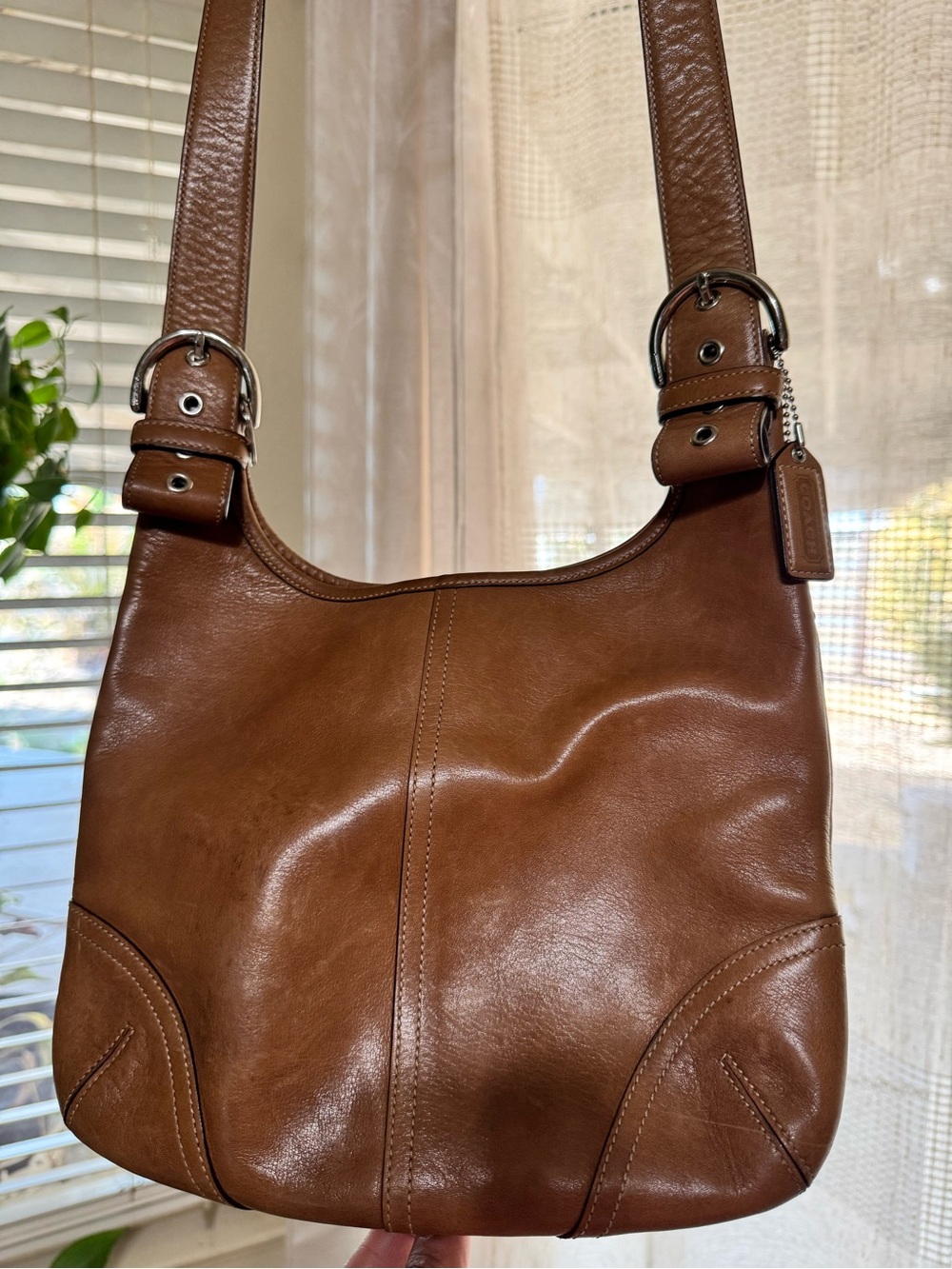Vintage Coach Leather crossbody